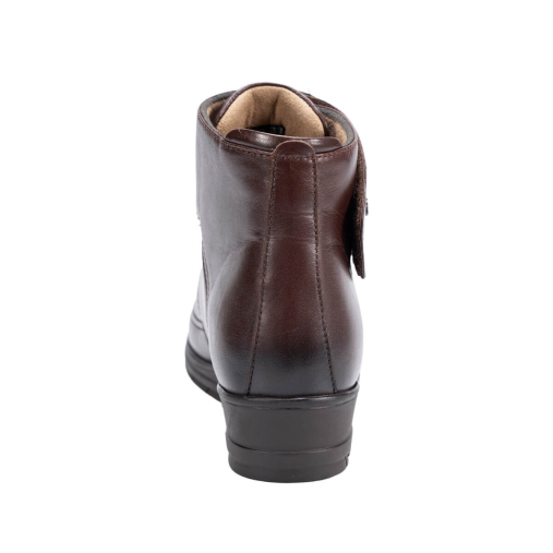 25151-H Kadın Deri Hallux Bot Kahve - 3