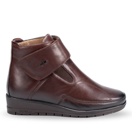 25151-H Kadın Deri Hallux Bot Kahve 