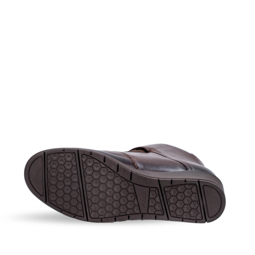 25151-H Kadın Deri Hallux Bot Kahve - 4