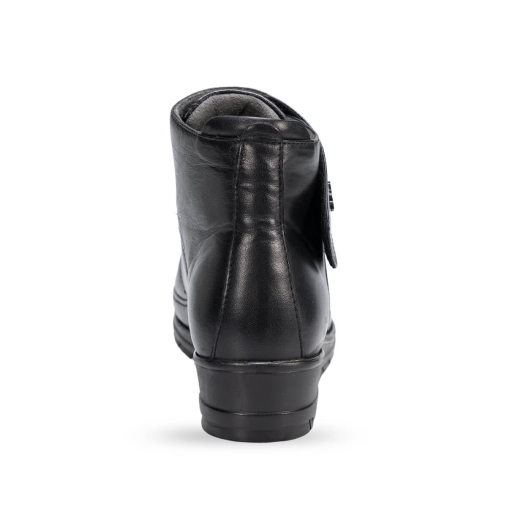 25151-H Kadın Deri Hallux Bot Siyah - 3