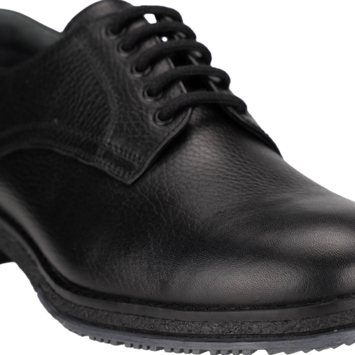 34601-G Erkek Deri Ayakkabı Siyah - 5