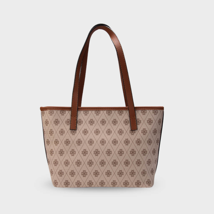 4B01 Kadın El Çantası Bej - (1)