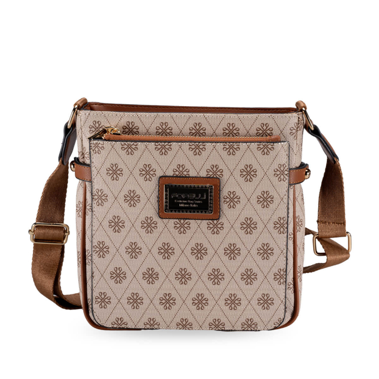 4B42 Kadın Çapraz Çanta Bej - 