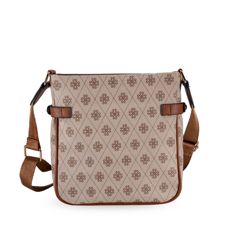 4B42 Kadın Çapraz Çanta Bej - (1)