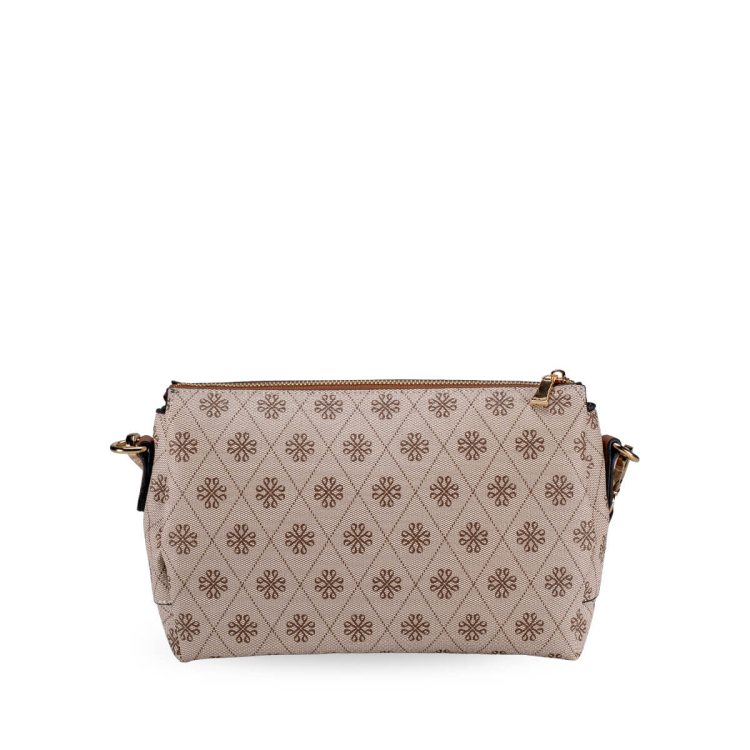 4B43 Kadın Çapraz Çanta Bej - (1)