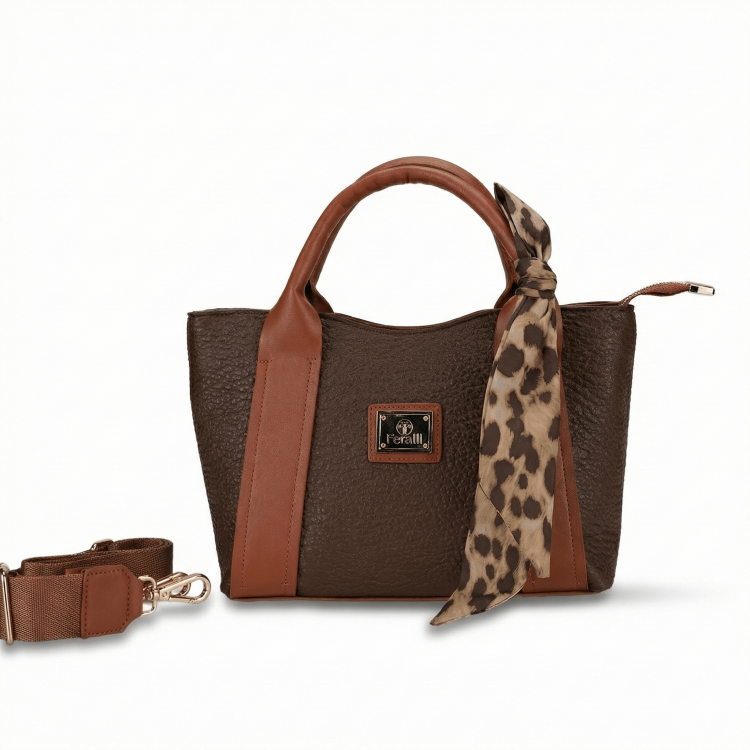 4B74 Kadın Çapraz Çanta Kahve - Forelli