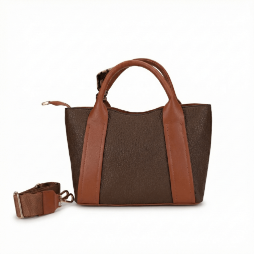 4B74 Kadın Çapraz Çanta Kahve - 3
