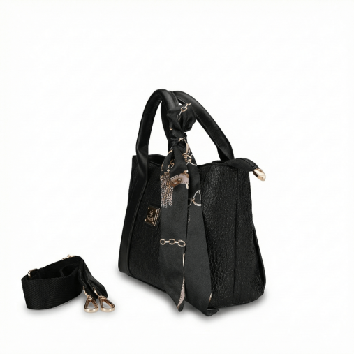 4B74 Kadın Çapraz Çanta Siyah - Forelli (1)