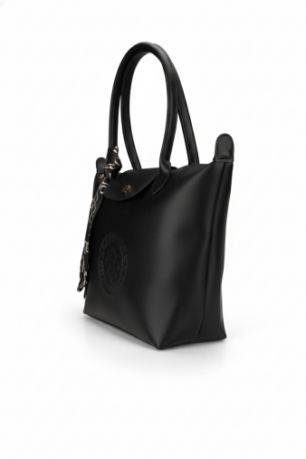 4B76 FORELLİ ÇAPRAZ ÇANTA SIYAH - 3