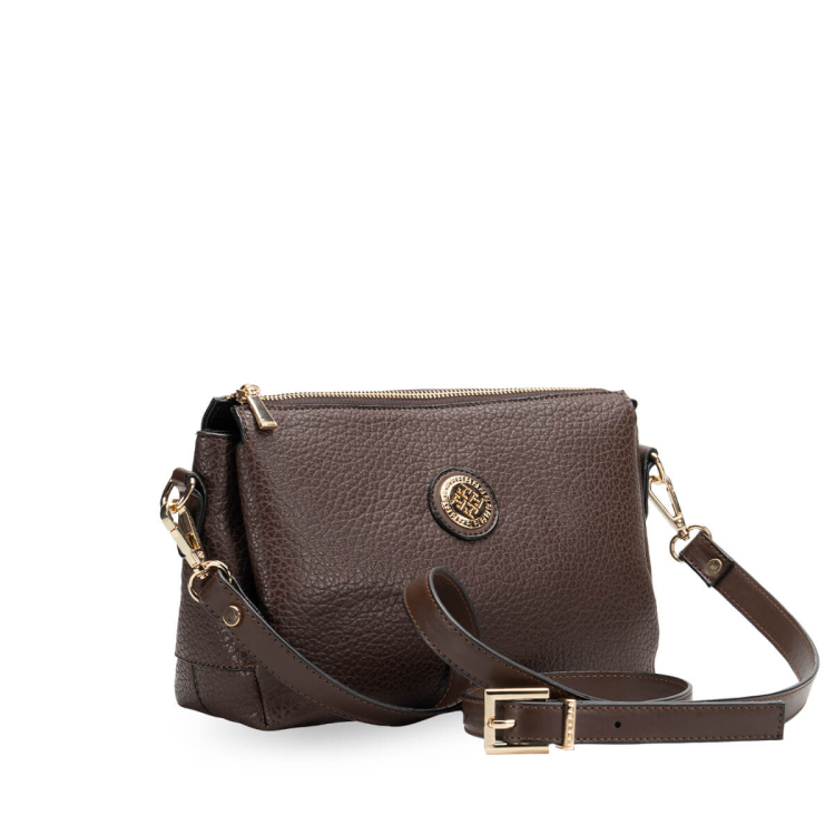 4F39 Kadın Çapraz Çanta Kahve - (1)