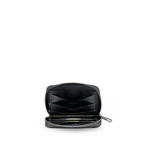 5E106 Erkek Deri Kartlık Siyah Deri - 4