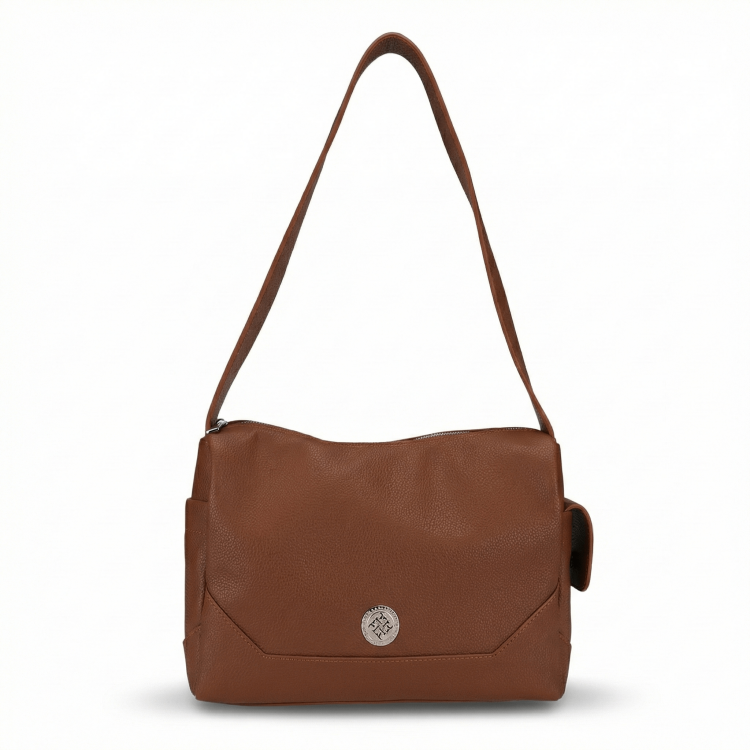 6Y14 FORELLİ BAYAN EL ÇANTASI TABA - 