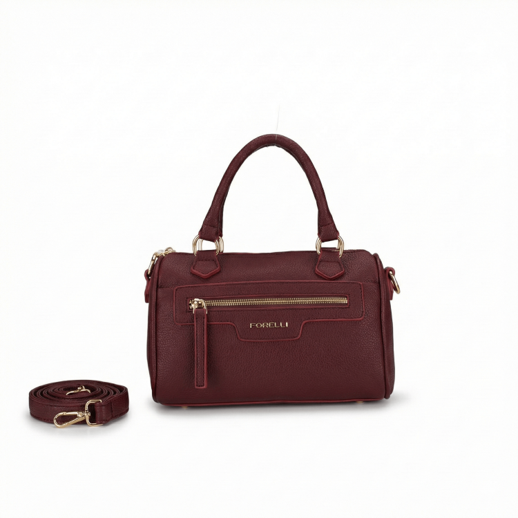 6Y41 Kadın Çapraz Çanta Bordo - Forelli