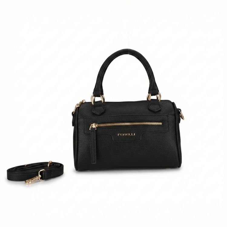 6Y41 FORELLİ BAYAN ÇAPRAZ ÇANTA SIYAH - 