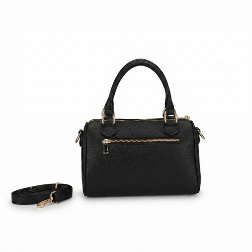 6Y41 Kadın Çapraz Çanta Sıyah - Forelli (1)