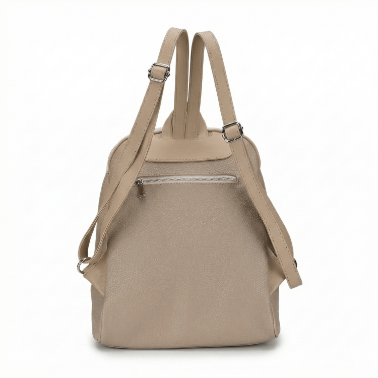 6Y71 Kadın Sırt Çantası Bej - (1)