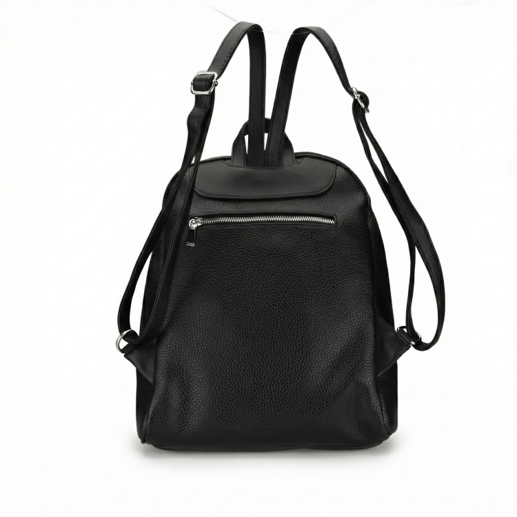 6Y71 Kadın Sırt Çantası Sıyah - Forelli (1)