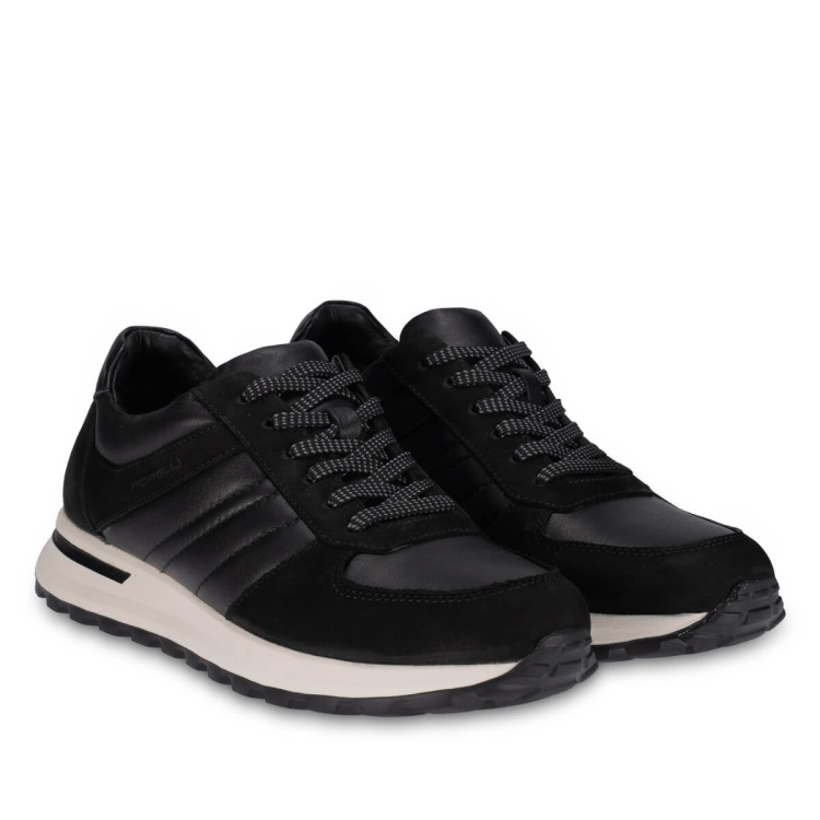 AMIR-G Erkek Ayakkabı Siyah - Forelli (1)