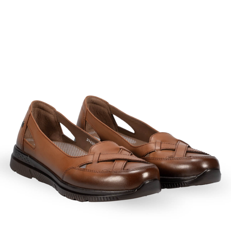 ANYA-G Kadın Deri Ayakkabı Açık Taba - Forelli (1)