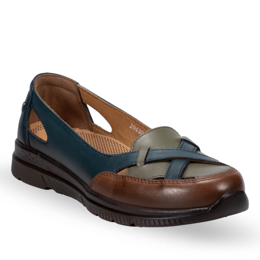 ANYA-G Kadın Deri Ayakkabı Avokado-Bluejean - 3