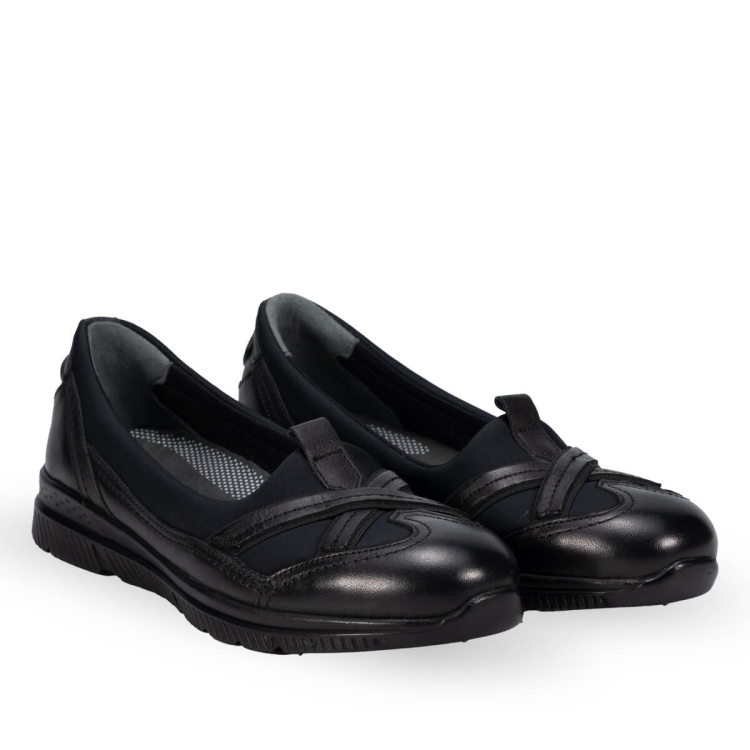 29401-G Kadın Deri Ayakkabı Siyah - Forelli (1)