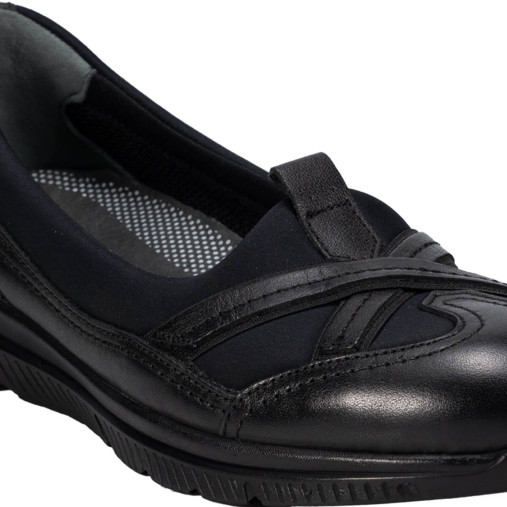 29401-G Kadın Deri Ayakkabı Siyah - 5