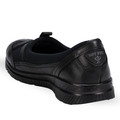 29401-G Kadın Deri Ayakkabı Siyah - 4