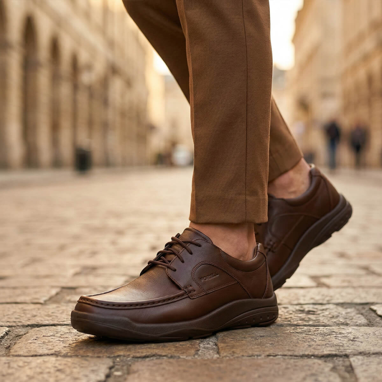 ATALAY-G Erkek Deri Ayakkabı Taba - Forelli (1)