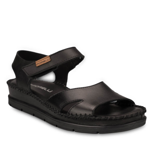 AYANA-G Kadın Deri Sandalet Siyah - 4