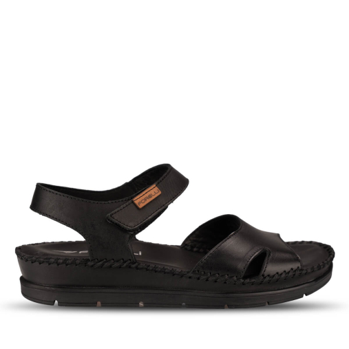 AYANA-G Kadın Deri Sandalet Siyah - 1