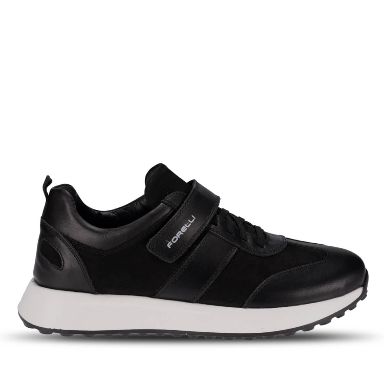 BALDWIN-K Erkek Deri Ayakkabı Siyah - Forelli