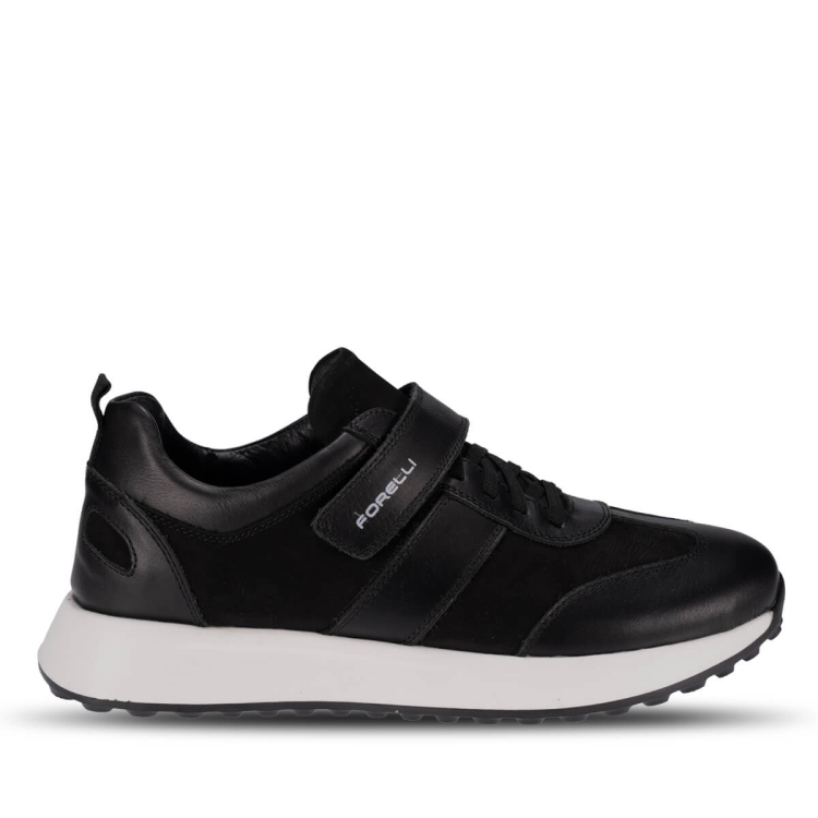 BALDWIN-K Erkek Deri Ayakkabı Siyah - Forelli