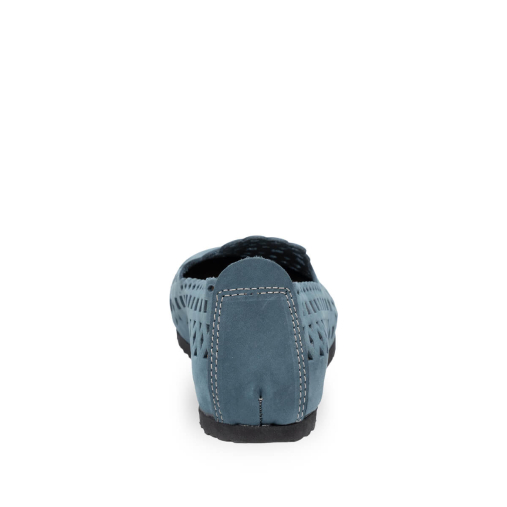 BERNE-G Kadın Deri Ayakkabı Lacivert Nubuk - 3