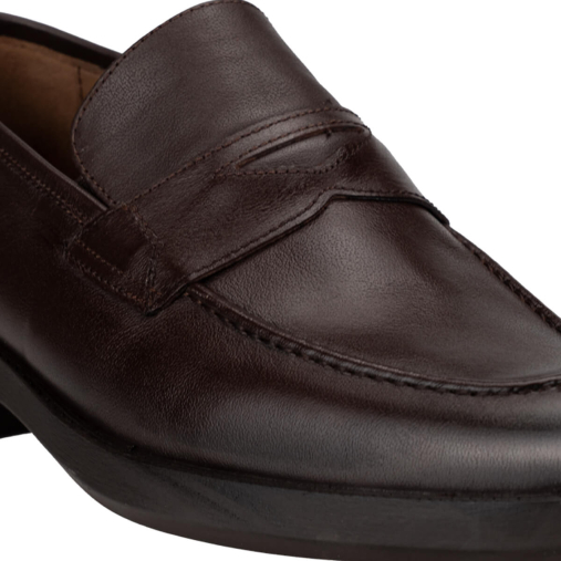 BURNE-G Erkek Deri Ayakkabı Kahve - 5