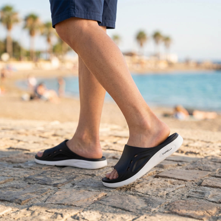 CAT-G Erkek Eva Terlik Siyah-Beyaz - Forelli (1)