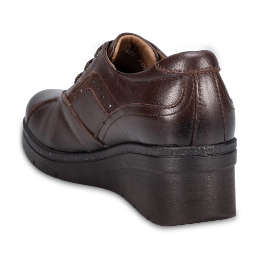 DEFNE-G Kadın Deri Ayakkabı Kahve - 4