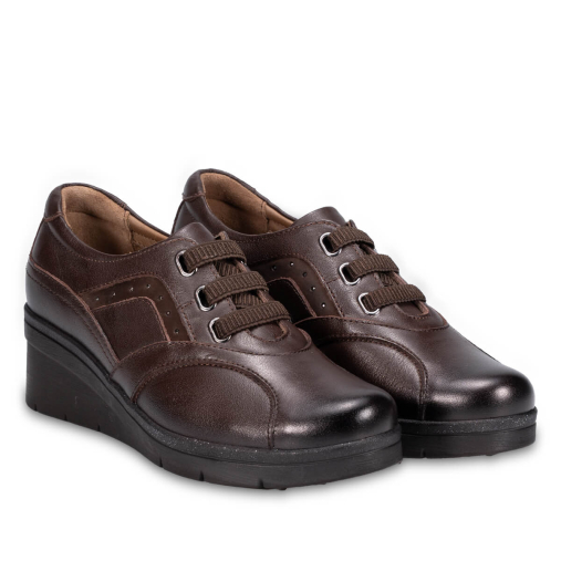 DEFNE-G Kadın Deri Ayakkabı Kahve - 2