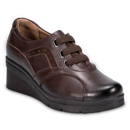 DEFNE-G Kadın Deri Ayakkabı Kahve - 3