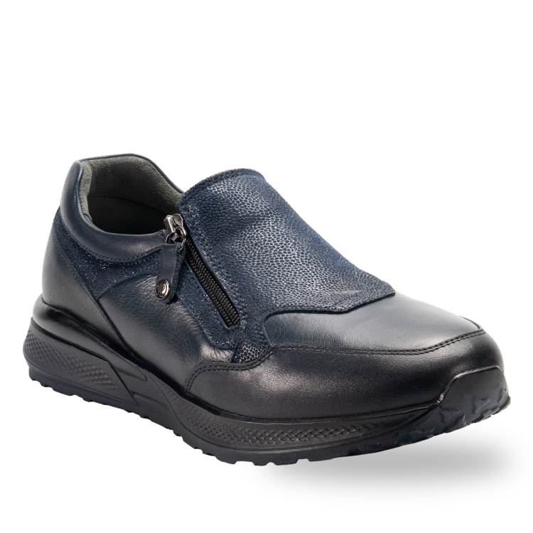 DELA-G Kadın Deri Ayakkabı Lacivert - Forelli (1)