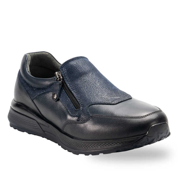 DELA-G Kadın Deri Ayakkabı Lacivert - Forelli (1)