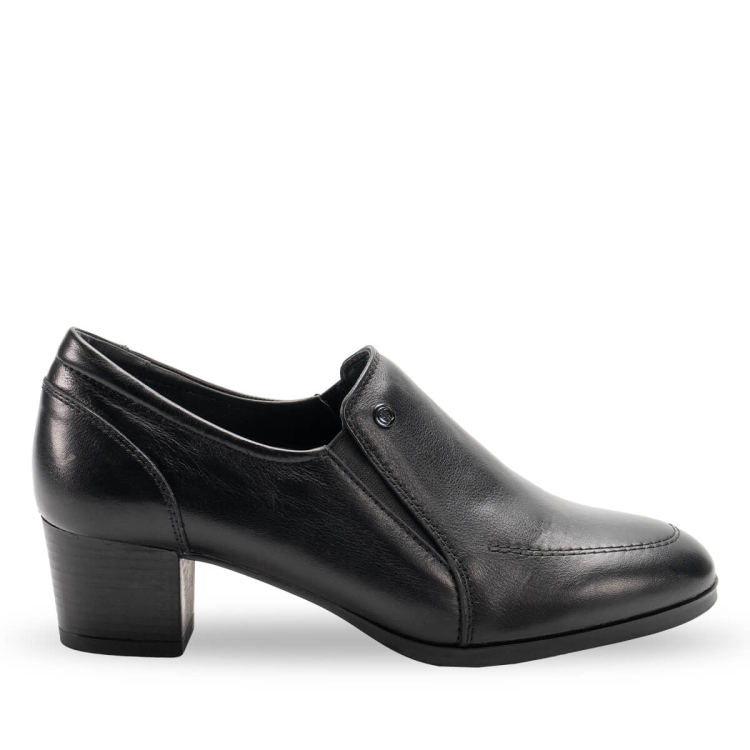 DILA-G Kadın Deri Ayakkabı Siyah - Forelli