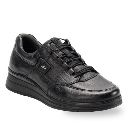 ELINOR-H Kadın Deri Ayakkabı Siyah - Forelli (1)