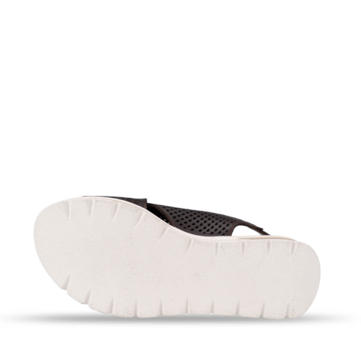 EMBER-G Kadın Deri Sandalet Kahve - 6