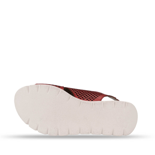 EMBER-G Kadın Deri Sandalet Kırmızı - 6