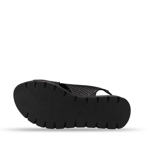 EMBER-G Kadın Deri Sandalet Siyah - 6