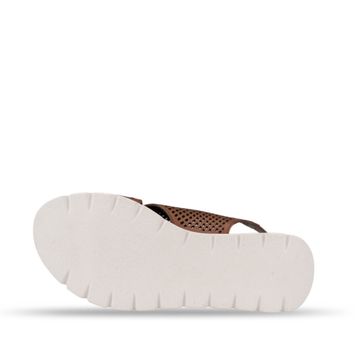 EMBER-G Kadın Deri Sandalet Taba - 6