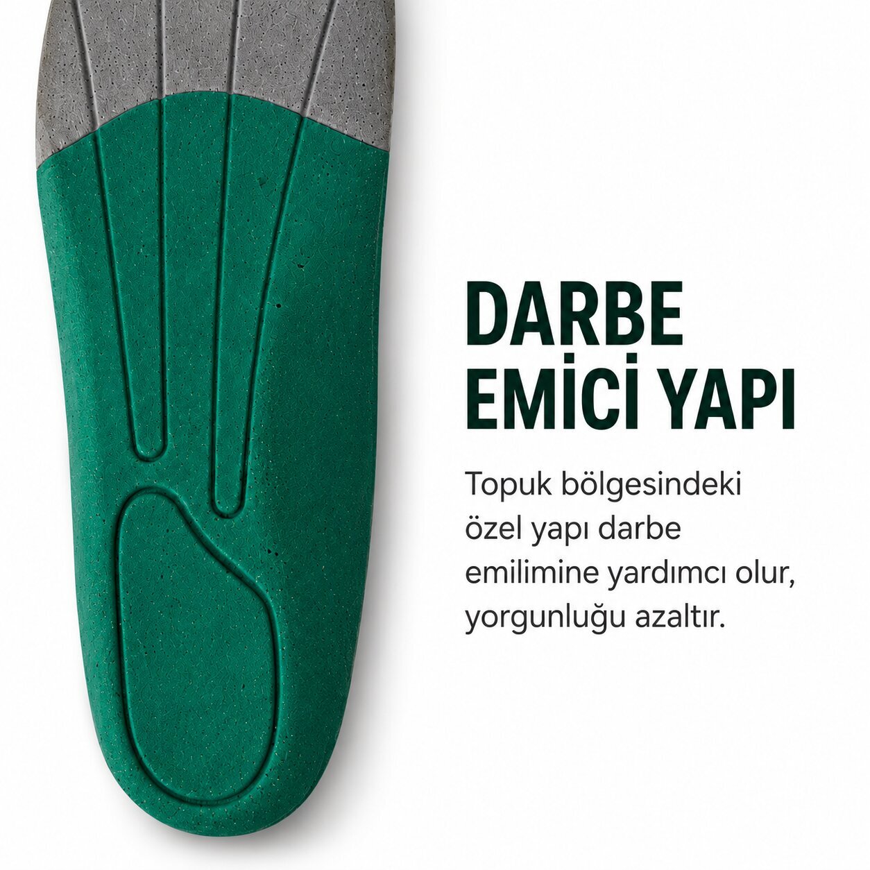Erkek Ayakkabıları İçin Yüksek Kavis Yapısına Uygun Deri Fuspet Siyah (1)