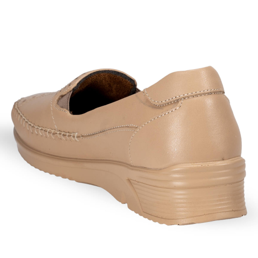 ERVA-G Kadın Deri Ayakkabı Açık Vizon - 4