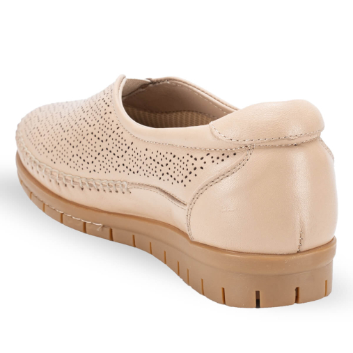 ESSEL-G Kadın Deri Ayakkabı Açık Vizon - 4