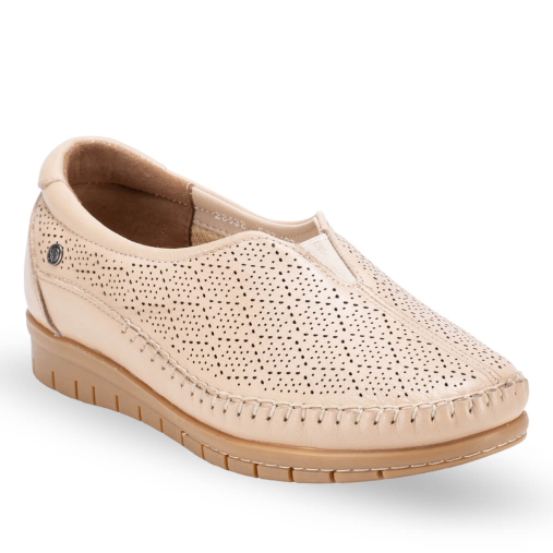 ESSEL-G Kadın Deri Ayakkabı Açık Vizon - 2